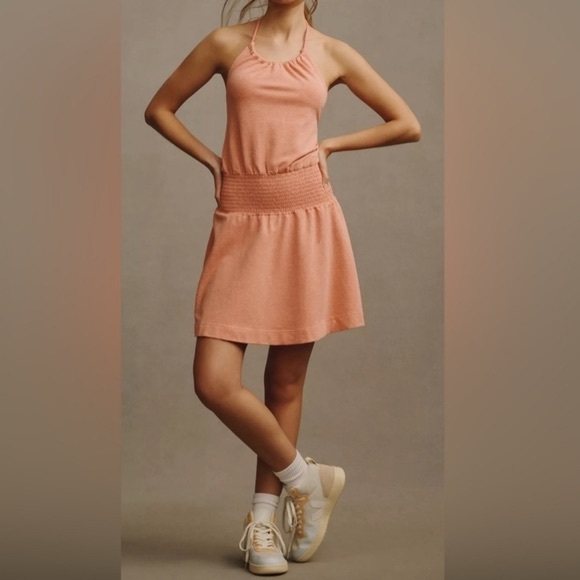 Anthropologie Sundays Ember Mini Dress | Coral | Medium | NWT - Picture 3 of 6